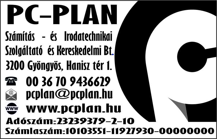 PC-PLAN Számitás-és Irodatechnikai Szolgáltató és Kereskedelmi Betéti Társaság
